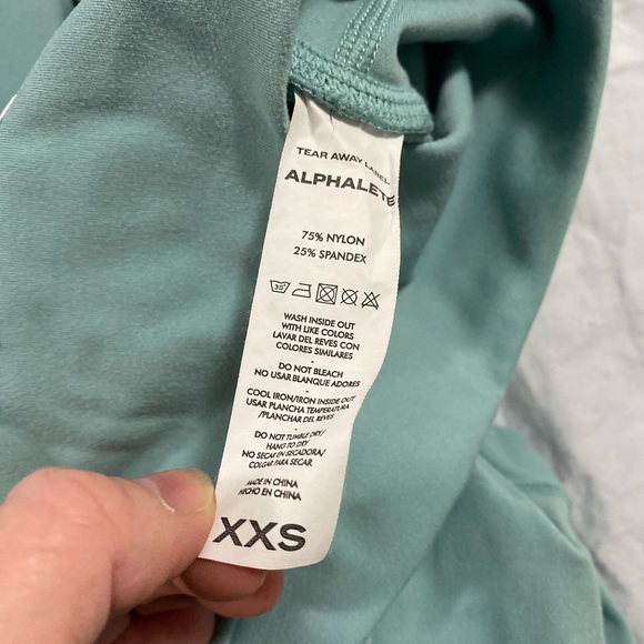 Alphalete alphalux leggings in a colour jade - Picture 2 of 3